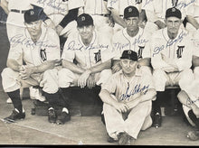 Load image into Gallery viewer, 1940 Detroit Tigers A.L. Champions Team Signed Photo x33 Autographs MLB JSA LOA