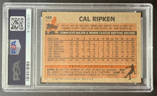 Load image into Gallery viewer, 1983 Topps Cal Ripken Jr. #163 MLB Baseball Card Baltimore Orioles PSA Mint 9