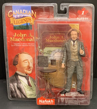 Load image into Gallery viewer, Canadian Legends John A Macdonald Action Figure 1st Prime Minister Canada Sealed
