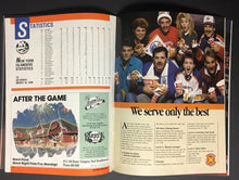 Load image into Gallery viewer, 1989 Northlands Coliseum NHL Hockey Program Edmonton Oilers v New York Islanders