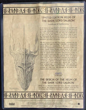 Load image into Gallery viewer, Lord Of The Rings Limited Edition Helm Of Sauron United Cutlery UC1412 LOA + Box