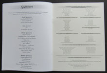 Load image into Gallery viewer, 2001 29th Canadian Football Hall Of Fame Induction Dinner Program + Ticket