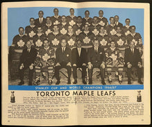 Load image into Gallery viewer, 1967-68 NHL Hockey Toronto Maple Leafs Media Guide Dave Keon Jean Beliveau Cover