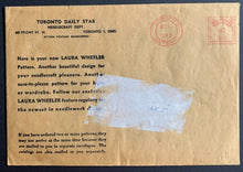 Load image into Gallery viewer, 1963 2 Different Needlecraft Patterns Toronto Daily Star Newspaper Vintage