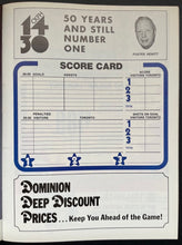 Load image into Gallery viewer, 1973 Montreal Canadiens Henri Richard Autographed Signed Program NHL Hockey JSA