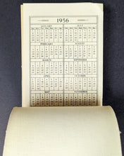 Load image into Gallery viewer, 1956 Notebook Calendar Toronto Maple Leafs International League Baseball Vintage