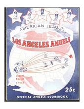 Load image into Gallery viewer, 1963 MLB Baseball Program Los Angeles Angels vs Baltimore Orioles Vintage Vtg