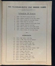 Load image into Gallery viewer, 1966 The Telegram Maple Leaf Indoor Games Program Track+Field Maple Leaf Gardens