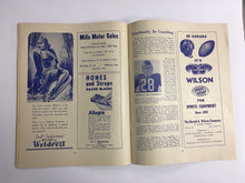Load image into Gallery viewer, 1947 University Football Program Varsity Stadium U of T Western Ontario Vintage