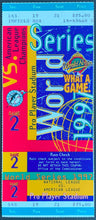 Load image into Gallery viewer, 1997 World Series Game 2 Full Ticket Florida Marlins Cleveland Indians MLB