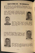 Load image into Gallery viewer, 1933-34 General Motors NHL Hockey Guide Rare Montreal Canadiens Version Vintage
