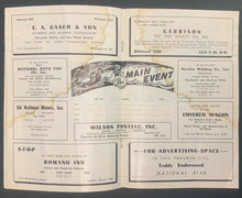 Load image into Gallery viewer, 1948 Midget Auto Races Program Lanham Speedway Capitol Tire Distributors Racing