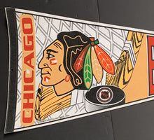 Load image into Gallery viewer, 1994 Vintage NHL Hockey Chicago Blackhawks Full Size 30" Pennant