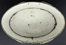 Load image into Gallery viewer, 1940s College Pennant Lunch Pail Tin Box Notre Dame Ohio Alabama Vintage NCAA