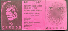 Load image into Gallery viewer, 1971 Orenda Rock Concert Handbill Vintage Lighthouse Crowbar Mainline Manchild