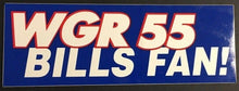 Load image into Gallery viewer, WGR 55 Radio Bills Fan Bumper Sticker Decal Buffalo NFL Football Ralph Wilson