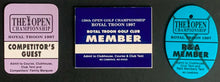 Load image into Gallery viewer, 1997 Open Golf Championship 3 Different Full Tournament Passes Royal Troon