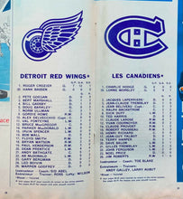 Load image into Gallery viewer, April 26th 1966 Stanley Cup Finals Hockey Program Red Wings vs Canadiens Game 2