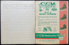 Load image into Gallery viewer, 1930's CCM Scribbler Red Exercise Book Bicycles Featured Vintage Original
