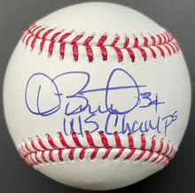 Load image into Gallery viewer, Dave Stewart Autographed OMLB Baseball Signed Frozen Pond Oakland Athletics
