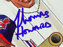 Load image into Gallery viewer, 1992 Cleveland Indians Baseball Program Thomas Howard Autographed Signed Cover