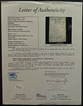 Load image into Gallery viewer, 1928 MLB Legend Babe Ruth Autographed Historical Dinner Program Signed JSA LOA