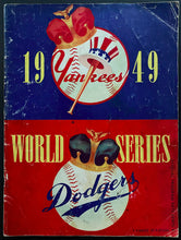 Load image into Gallery viewer, 1949 World Series Baseball Program Yankee Stadium NY vs Dodgers Jackie Robinson