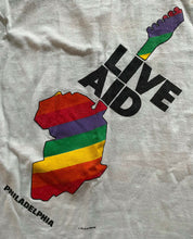 Load image into Gallery viewer, Original Authentic Live Aid Concert T-Shirt Philadelphia JFK Stadium July 1985