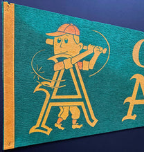 Load image into Gallery viewer, 1960's Rare Full Size Oakland A's Pennant MLB Baseball Athletics Vintage
