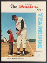 Load image into Gallery viewer, 1965 Washington Senators MLB Baseball Yearbook Vintage Year Book