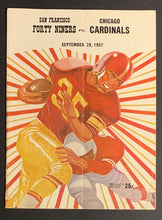 Load image into Gallery viewer, 1957 Kezar Stadium NFL Season Opener Game Football Program 49ers vs Cardinals