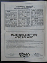 Load image into Gallery viewer, 1977 Seattle's Kingdome MLB Program Seattle Mariners vs California Angels VTG