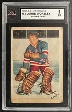 Load image into Gallery viewer, 1953-54 Parkhurst Hockey Cards Full Set Low Grade NHL Beliveau Worsley RC KSA 1