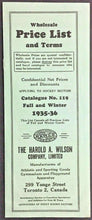 Load image into Gallery viewer, 1936 Hockey Equipment Wholesale Price List Terms Catalog Harold Wilson Company