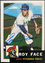 Load image into Gallery viewer, 1953 Roy Face Autographed / Signed Baseball Card Pittsburgh Pirates MLB VTG