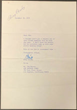 Load image into Gallery viewer, BING CROSBY Autograph Letter On Personal Letterhead & Postcard Vintage Movie