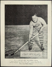Load image into Gallery viewer, 1931-32 Philadelphia Arrows Can-Am Hockey League Photo Insert Bert McCaffrey