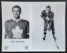 Load image into Gallery viewer, NHL Toronto Maple Leafs Mike Walton Autographed Photo - Torchy Schell JSA