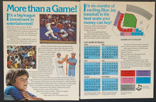 Load image into Gallery viewer, 1979 Toronto Blue Jays Vintage Season Ticket Fold-Out Brochure MLB Baseball