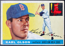 Load image into Gallery viewer, 1955 Topps Baseball #72 Karl Olson Boston Red Sox Vintage MLB Card