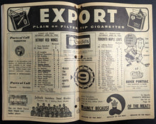 Load image into Gallery viewer, 1964 Stanley Cup Finals Game 7 Autographed x3 Program Signed Gordie Howe NHL JSA