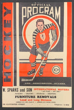 Load image into Gallery viewer, 1942 Quebec Senior League Game Program Ottawa Commandos v Rockliffe