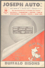 Load image into Gallery viewer, 1959 War Memorial Stadium International League Baseball Program Buffalo Bisons