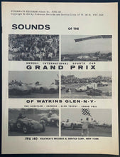 Load image into Gallery viewer, 1956 33 RPM Record Album International Sports Car Grand Prix Watkins Glen