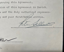 Load image into Gallery viewer, 1967 Peter Sellers signed "The Party" Original Movie Contract LOA Actor JSA