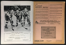 Load image into Gallery viewer, 1939 Boston Garden Arena Sports News NHL Hockey Program Bruins vs Canadiens