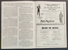 Load image into Gallery viewer, 1940 Maple Leaf Gardens OHA Senior A Playoffs Program Goodyears vs Port Colborne