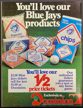 Load image into Gallery viewer, 1982 Toronto Blue Jays Home Opener MLB Program Autographed 21 Signatures Inside