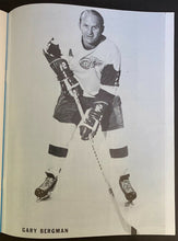 Load image into Gallery viewer, 1972 NHL Hockey Program Detroit Red Wings v Vancouver Canucks Delvecchio Cover