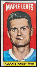Load image into Gallery viewer, 1964-65 Vintage Toronto Maple Leafs Allan Stanley Topps Tallboy NHL Hockey Card